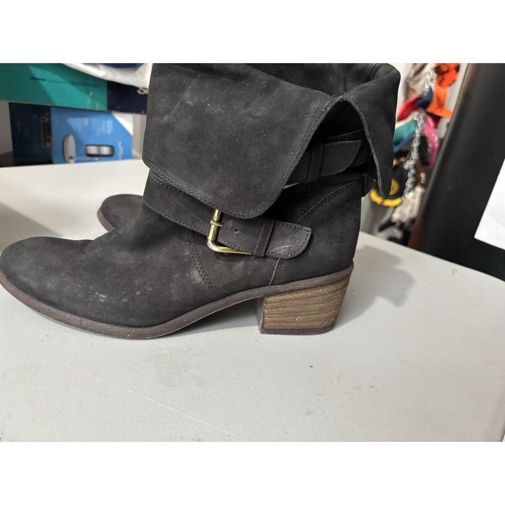 Donald J. Pliner Danee 100 Expresso Suede Convertible Boots Size‎ 10 M